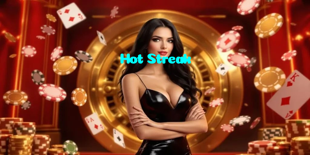 Hot Streak casino presented on mobile device in Pakistan with slots and live games